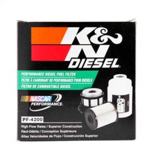 K&N 03-09 Dodge Ram 5.9L L6 Diesel 3.375in OD x 3.969in L Fuel Filter - PF-4200
