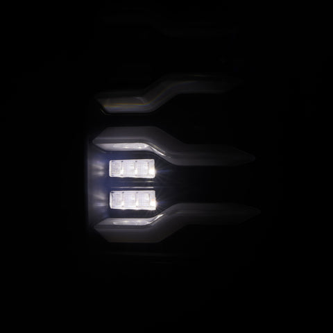 AlphaRex 09-18 Dodge Ram Luxx-Series LED Tail Lights Alpha-Black w/ Activation Light & Seq. Signal - 640003