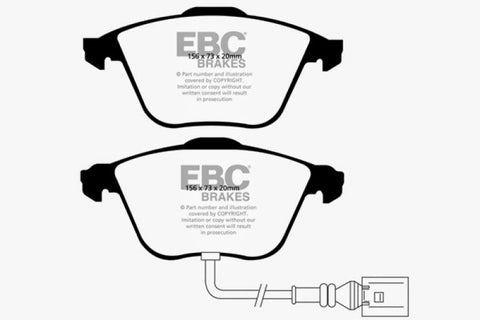 EBC 08-11 Volkswagen CC 3.6 Greenstuff Front Brake Pads - DP21594