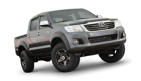 Bushwacker 11-13 Toyota Hilux Pocket Style Flares 4pc 59.8in Bed - Black - 31929-02