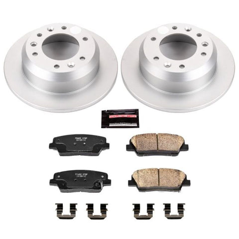 Power Stop 07-08 Hyundai Entourage Rear Z17 Evolution Geomet Coated Brake Kit - CRK5906