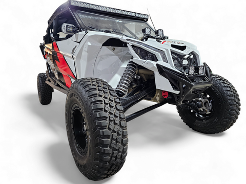 Elektric Offroad 2017+ Can Am X3 Maverick Billet Front Winch Bumper Anodized Black - FWB210035