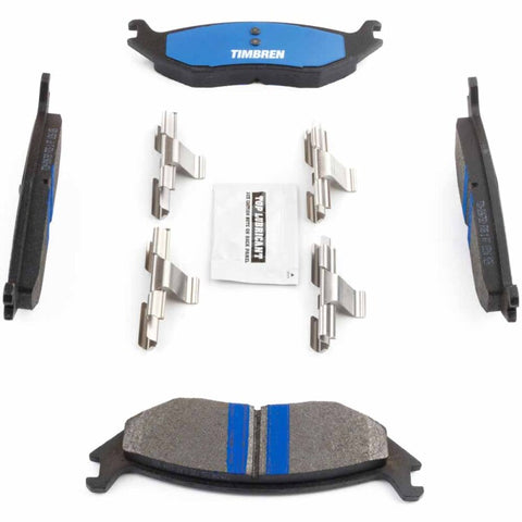 Timbren 03-18 Ram 1500/19-24 Ram 1500 Classic BES Severe Duty Semi-Metallic Brake Pads - Rear - TIM-D967SD