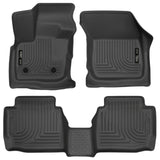 Husky Liners 17 Ford Fusion / 17 Lincoln MKZ Black Front and 2nd Row Floor Liners - 98791