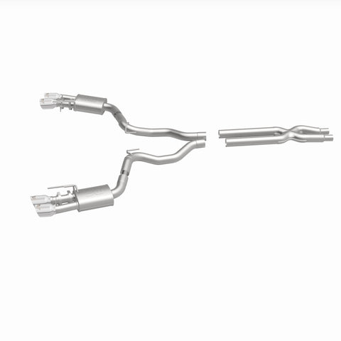 MagnaFlow SYS Cat-Back 2018 Ford Mustang GT 5.0L Competition Dual Exit Polished 4in Tips - 19368