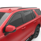 EGR 21-23 Chevrolet Tahoe In-Channel Window Visors Front/Rear Set Matte Black - 571885