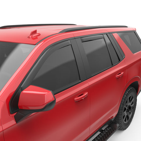 EGR 21-23 Chevrolet Tahoe In-Channel Window Visors Front/Rear Set Matte Black - 571885