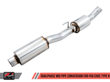 AWE Tuning 2017+ Honda Civic Type R Dual-Phase Mid Pipe - 3815-11666