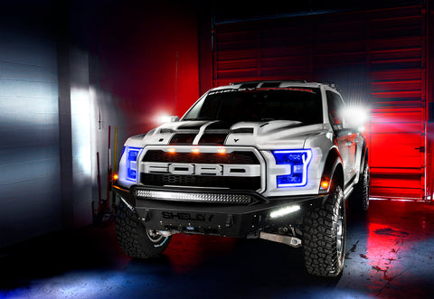 Oracle 15-17 Ford F-150 Headlight DRL Upgrade Kit - ColorSHIFT w/o Controller - 2395-334