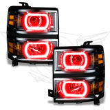 Oracle Chevy Silverado 14-15 Halo Kit Projector Style - ColorSHIFT w/ 2.0 Controller - 2386-333