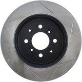 StopTech 02-03 Honda Civic Si Hatchback Slotted Left Rear Rotor - 126.40060SL