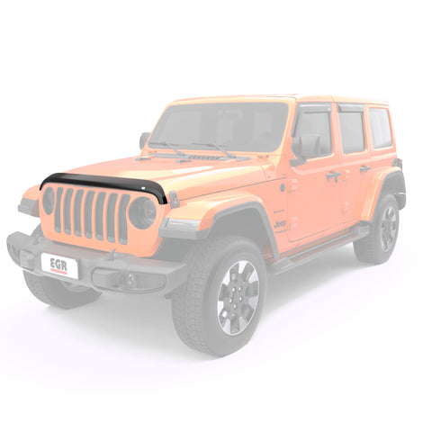 EGR Jeep 2018+ Wrangler / 2020+ Gladiator Superguard Hood Shield - Dark Smoke (305251) - 305251