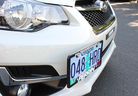 PERRIN 15-17 Subaru WRX/STI (w/o FMIC) / 13-17 Crosstrek / 12-16 Impreza License Plate Reloc. Kit - PSP-BDY-202