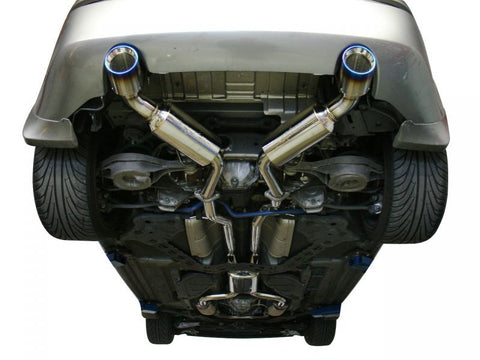 Injen 03-08 350Z Dual 60mm SS Cat-Back Exhaust w/ Built In Resonated X-Pipe - SES1987TT