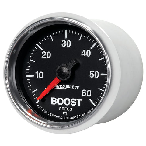 Autometer GS 52mm 0-60 psi Mechanical Boost Gauge - 3805