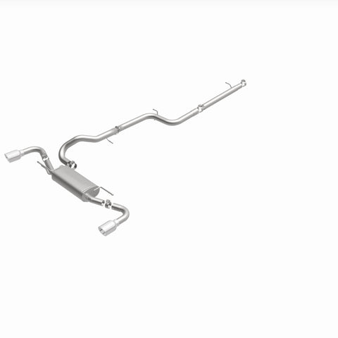 MagnaFlow 10-12 Mazda 3 L4 2.5L Hatchback Split Rear Exit Stainless Cat Back Performance Exhaust - 15146