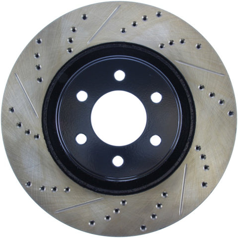 StopTech Slotted & Drilled Sport Brake Rotor - 127.63036R