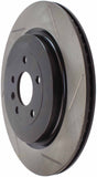 StopTech 17 Ford Flex/ 17 Ford Explorer w/ Heavy Duty Brakes Rear Left Slotted Rotor - 126.65137SL
