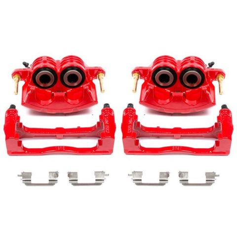 Power Stop 04-05 Buick Rainier Front Red Calipers w/Brackets - Pair - S4798