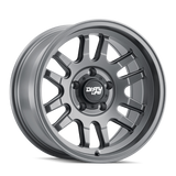 Dirty Life 9310 Canyon 17x9 / 5x139.7 BP / 0mm Offset / 108.1mm Hub Satin Graphite Wheel - 9310-7985MGT0