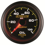 Autometer Ultra-Lite II 52mm 0-100 PSI Mechanical Oil Pressure Gauge - 4921