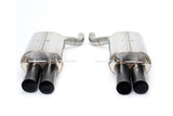 Dinan 06-10 BMW M5 (E60) Free Flow Axleback Exhaust System - Black Tips - D660-0009A-BLK