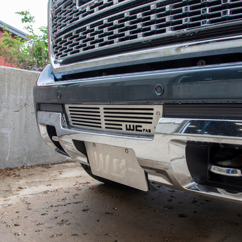 Wehrli 15-19 GMC Sierra 6.6L LML/L5P Duramax Bumper Grille - Raw Stainless Finish - WCF100291-RAW