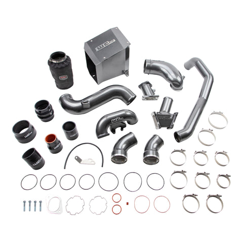 Wehrli 2007.5-2010 Chevrolet Duramax 6.6L LMM Stage 2 High Flow Intake Bundle Kit - Chevy Orange - WCF100438-CRO
