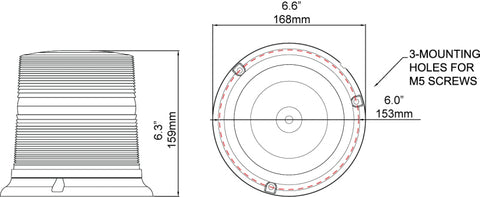 Hella StrobeType Beacon 2Rl - H27111001