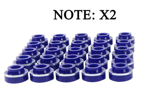 SuperPro 2005 Land Rover LR3 SE Rear Lower Rearward Control Arm Bushing Set - SPF3628K
