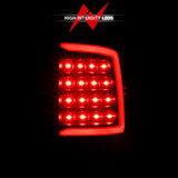 ANZO 2009-2018 Dodge Ram 1500 LED Taillight Plank Style Black w/Clear Lens - 311318