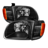 xTune Toyota Tundra Regular/Access Cab 00-04 OEM Style Headlights & Corner Lights HD-JH-TTUN00-AM-BK - 9033292