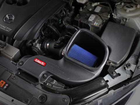 aFe Takeda Stage-2 Cold Air Intake System Pro 5R 14-18 Mazda 3 L4-2.0 - Black - 56-10020R