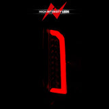 ANZO 15-21 Chevy Colorado LED Taillights w/ Light Bar Chrome Housing Clear Lens - 311407