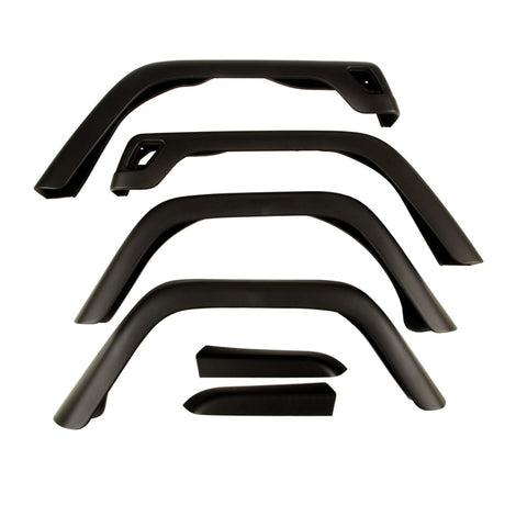 Omix 7-Inch Fender Flare Kit- 97-06 Jeep Wrangler - 11608.01