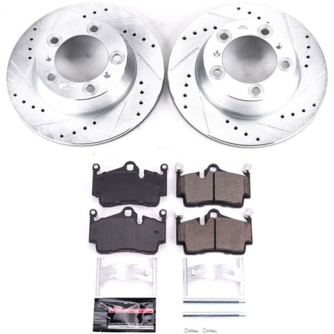 Power Stop 17-18 Porsche 718 Boxster Rear Z23 Evolution Sport Brake Kit - K7088