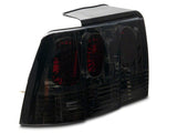 Raxiom 99-04 Ford Mustang Axial Series Altezza Style Tail Lights- Blk Housing (Smoked Lens) - 413422