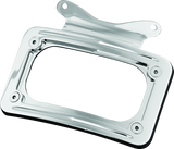 Kuryakyn Curved License Plate Mount Chrome - 3157