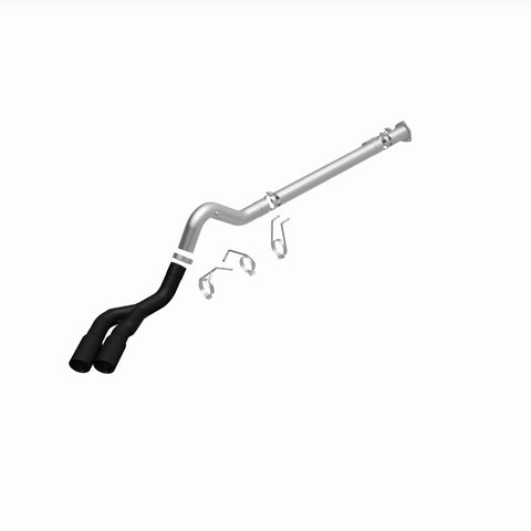 MagnaFlow 08-18 Ford F-250/F-350/F-450 4.6L/6.7 DPF-Back Black 4in Dual Single Rear Exit - 17068
