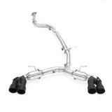 Mishimoto 2016+ Chevrolet Camaro 2.0T Quad Black Tip Cat-Back Exhaust - MMEXH-CAM4-16QTPBK