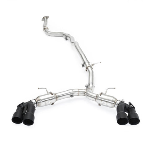 Mishimoto 2016+ Chevrolet Camaro 2.0T Quad Black Tip Cat-Back Exhaust - MMEXH-CAM4-16QTPBK