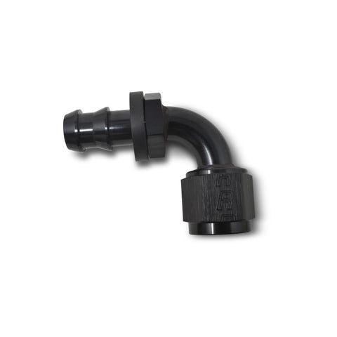 Russell Performance -6 AN Twist-Lok 90 Degree Hose End (Black) - 624163
