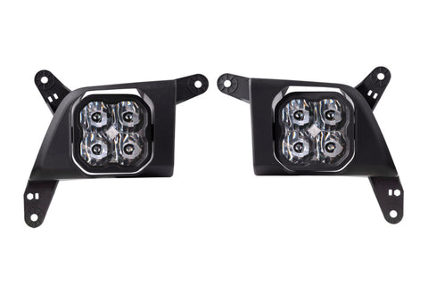 Diode Dynamics SS3 Type SV2 LED Fog Light Kit Pro - White SAE Fog - DD6833