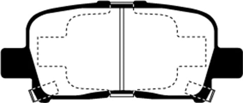 EBC 00-02 Acura MDX 3.5 Greenstuff Rear Brake Pads - DP61662