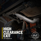 MagnaFlow 12-18 Jeep Wrangler 2.5in Overland Series Cat-Back Exhaust - 19539