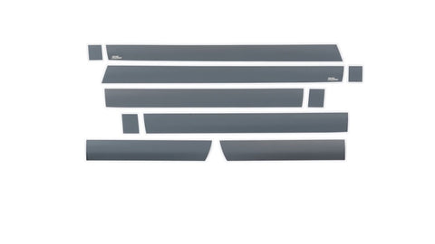 Putco 15-20 Cadillac Escalade ESV (10pcs) Black Platinum Rocker Panels - 9751233BP