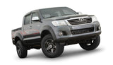 Bushwacker 11-13 Toyota Hilux Pocket Style Flares 4pc 59.8in Bed - Black - 31929-02