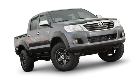 Bushwacker 11-13 Toyota Hilux Pocket Style Flares 4pc 59.8in Bed - Black - 31929-02