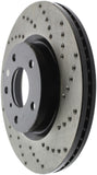 StopTech 8/02-03 Infiniti G35 Drilled Left Front Rotor - 128.42074L