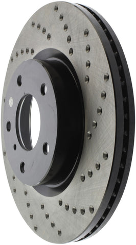 StopTech 8/02-03 Infiniti G35 Drilled Left Front Rotor - 128.42074L